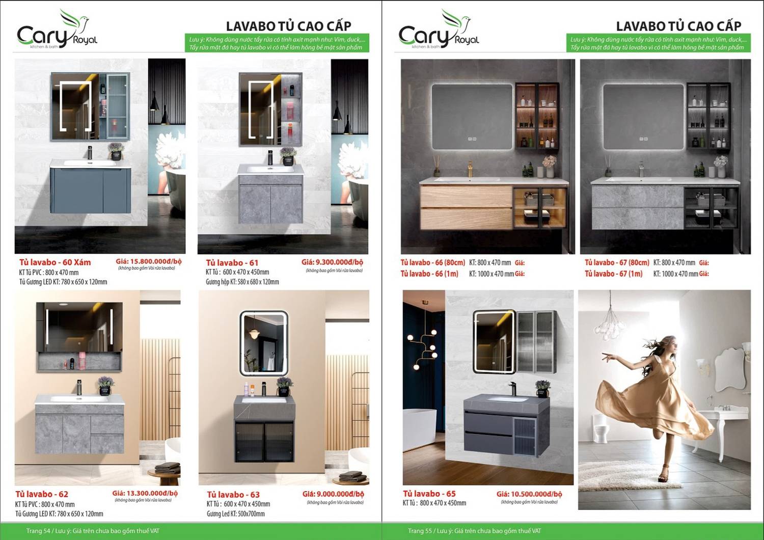 Thiết bị vệ sinh CARY ROYAL Catalogue và Bảng giá mới nhất 2024 - 2025 /Page 28